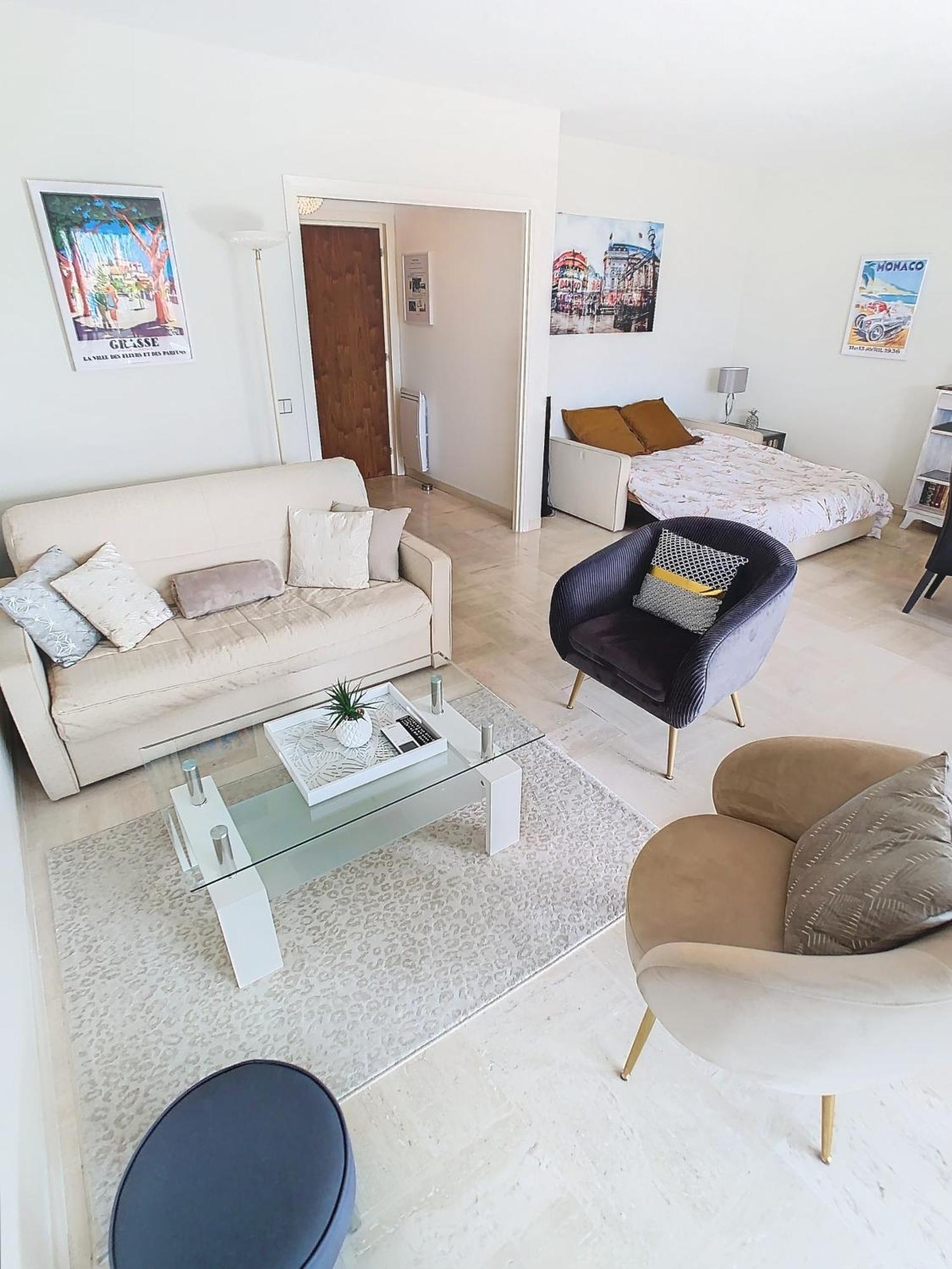 Parc - 4 Pers 60m2 - Piscine - Climatise * Cannes